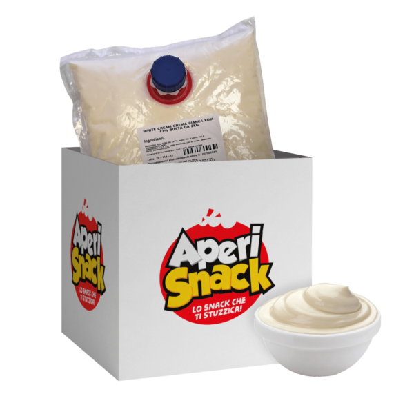 Salsa White Cream Premium Box da 16kg in buste da 2 kg (8pezzi)